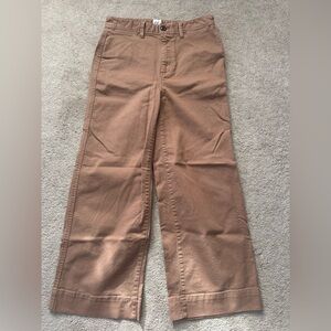 GAP high rise wide leg crop pant